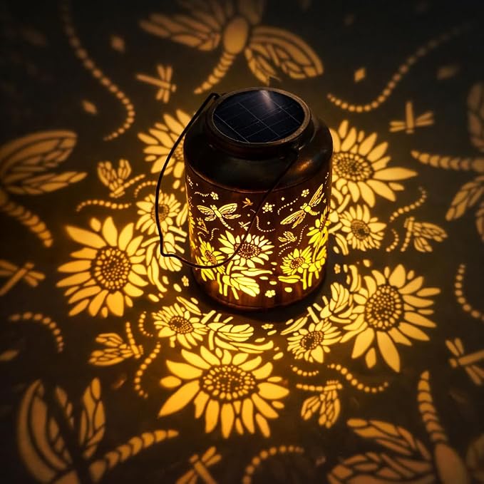 Sunflower Solar Lantern Outdoor Waterproof - Image 3