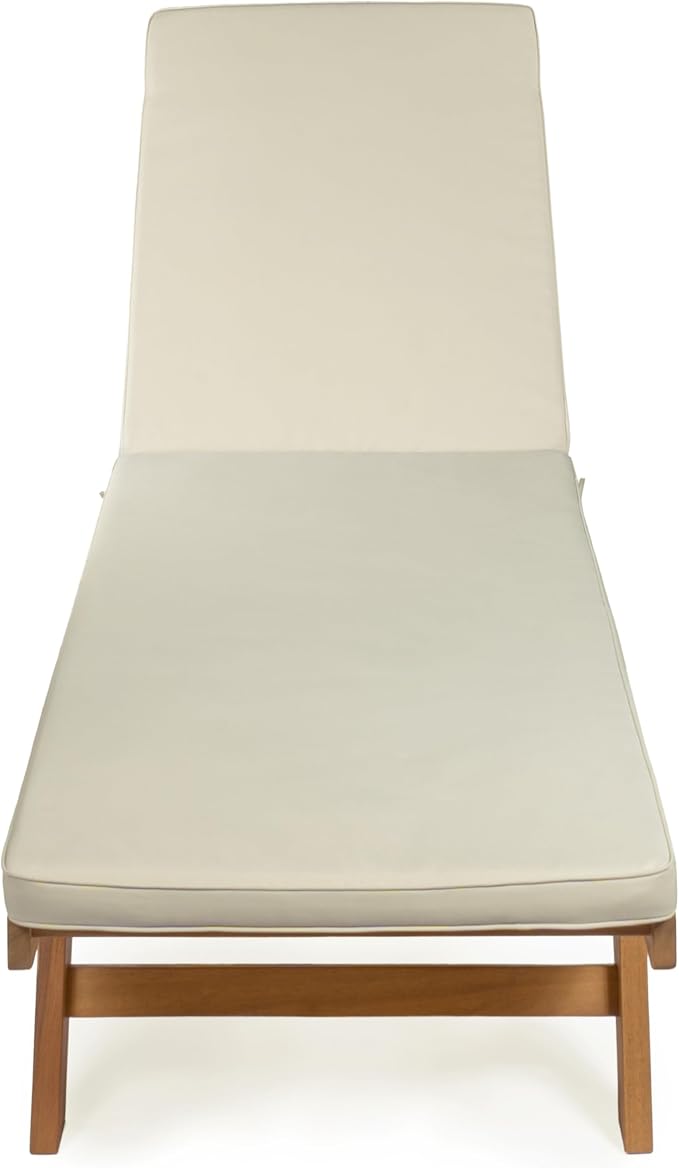 JONATHAN Y LNG1000E Mallorca 77.56"x23.62" Modern Classic Adjustable Acacia - Image 9