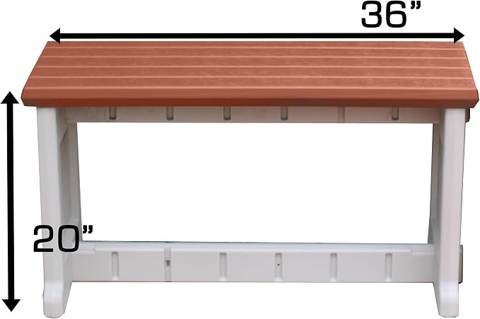 Bench, 1 Pack - Proudly Made in The USA, Click and Lock Hardware-Free Assembly - Image 3