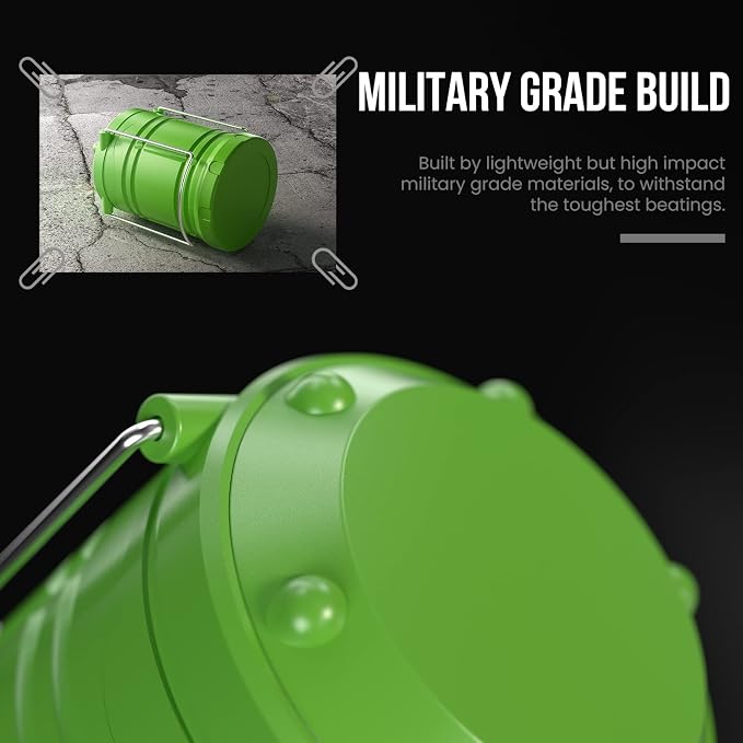 Lichamp LED Camping Lantern, 4 Pack Battery Powered Flashlight - Image 4
