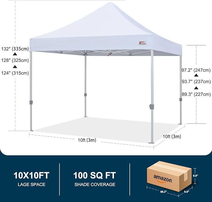 MASTERCANOPY Pop Up Canopy Tent Commercial Grade 10x10 Instant Shelter - Image 5