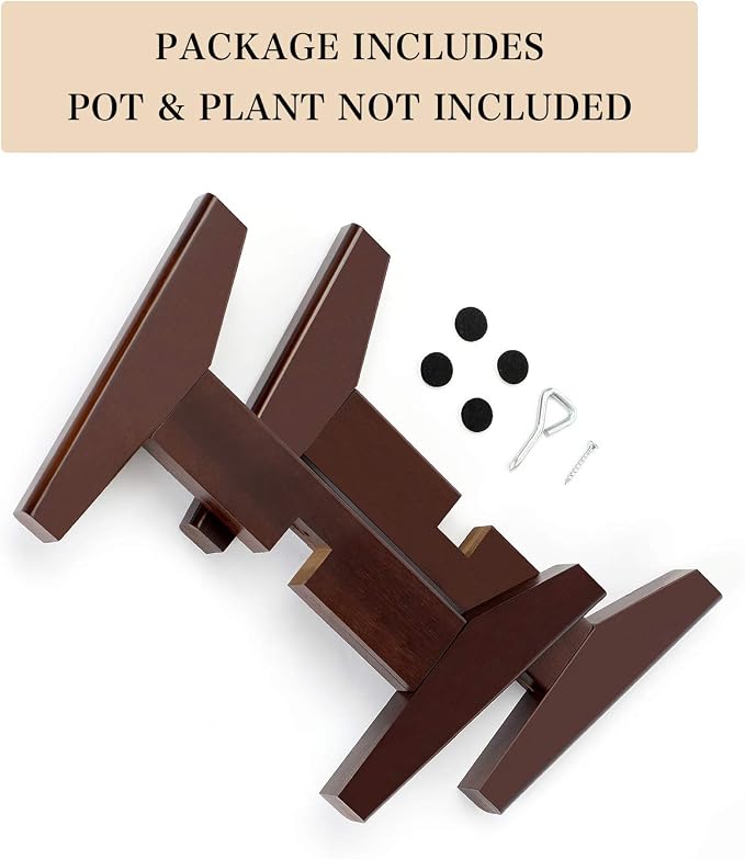 Seanmi Plant Stands for Indoor Plants, Bamboo Plant Stand, Mid Century Plant - Image 7