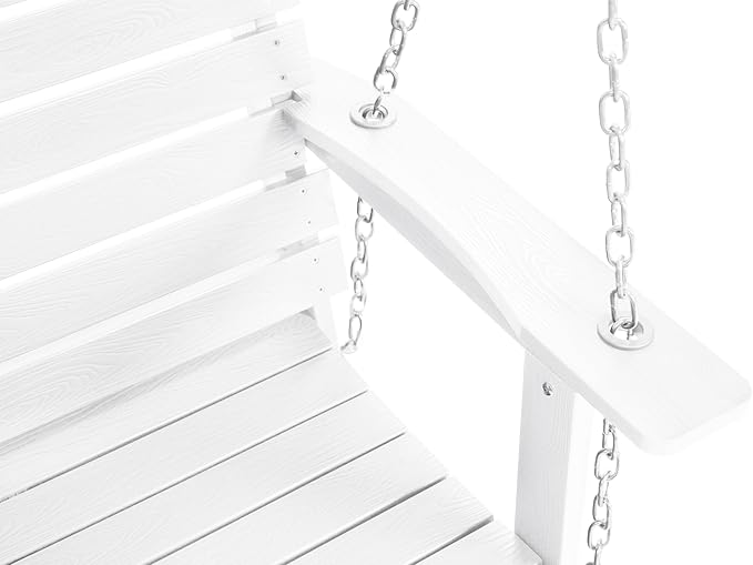 Poly Lumber 3-Seat Porch Swing, HIPS 5-Feet Bench Swing - Image 8