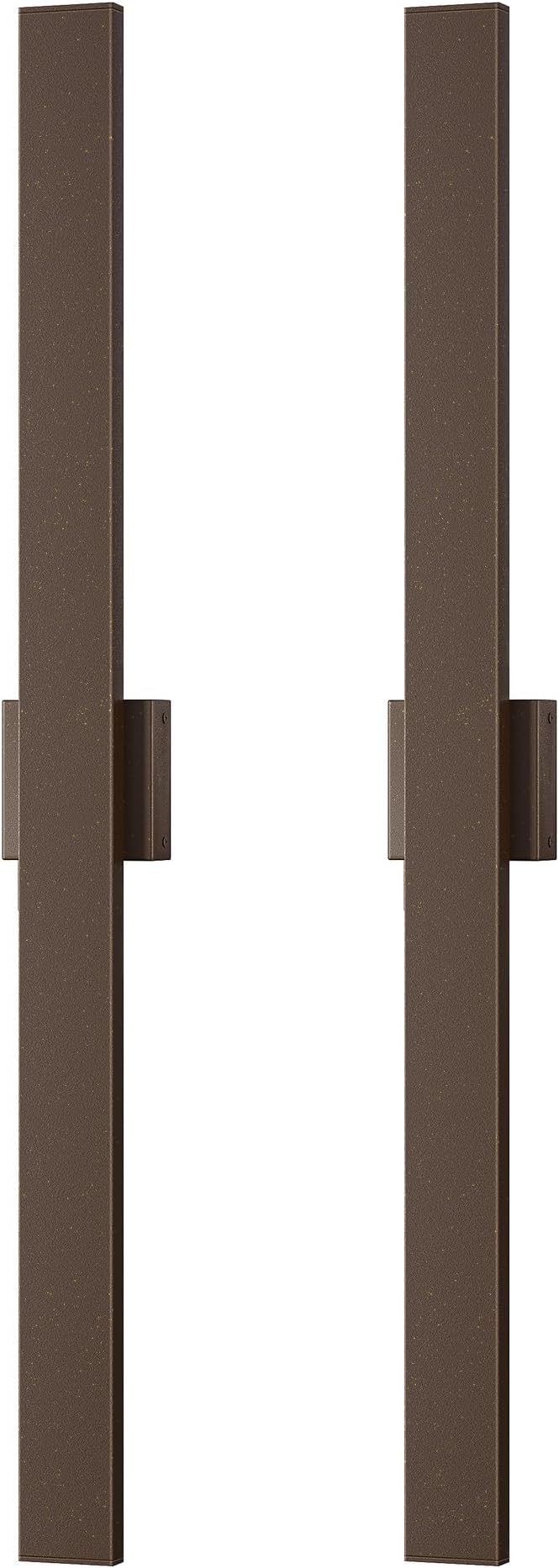 EDISHINE 2 Pack Modern Outdoor Wall Lights Dimmable, 39.3" Rectangular Outdoor - Image 9