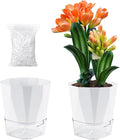 2 Pack Self Watering Pots for Indoor Plants, 8.4 Inches Self Watering Planters by Planterhoma
