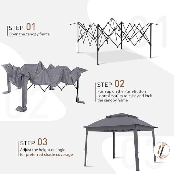 COOS BAY 11x11 Pop Up Gazebo - Image 2