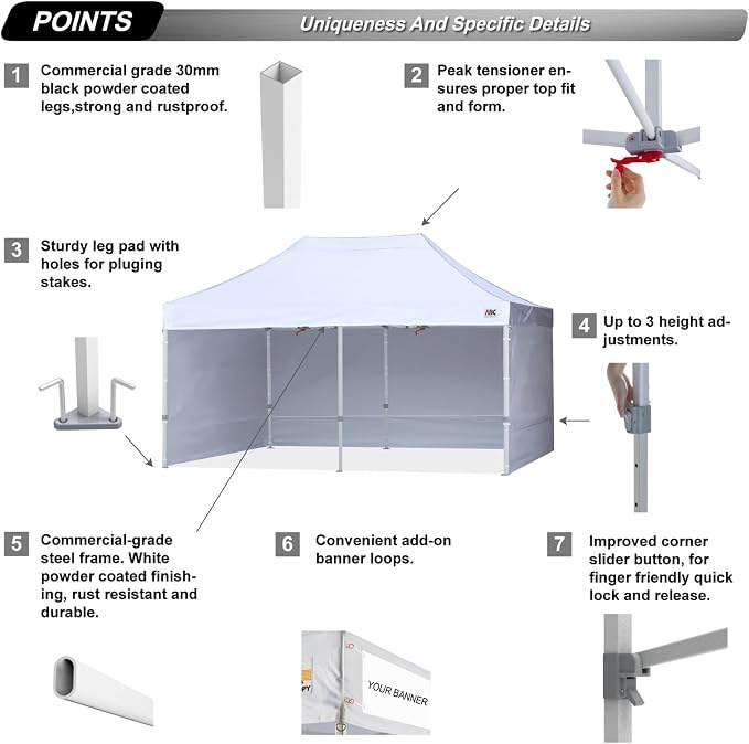 ABCCANOPY Easy Pop Up Canopy Tent - Image 2