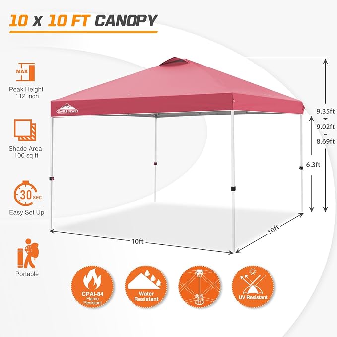 EAGLE PEAK Pop Up Canopy Tent - Image 3