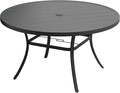 VICLLAX 50" Outdoor Round Patio Table by HOME