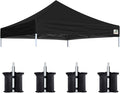 Eurmax USA New 10x10 Pop Up Canopy Replacement Canopy Tent Top Cover, Instant by Eurmax