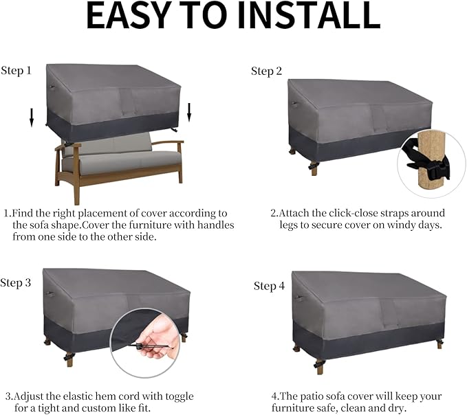 Easy-Going Waterproof Outdoor Sofa Cover - Image 7