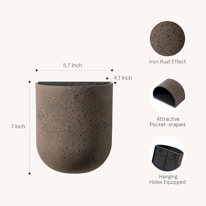 LA JOLIE MUSE Wall Hanging Planters - Image 4