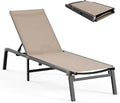 Aluminum Chaise Lounge Ourdoor by CIOKEA