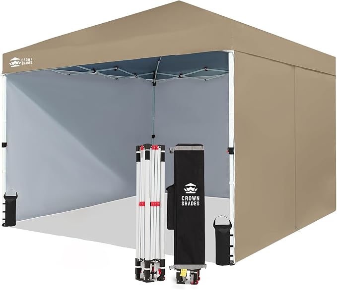 CROWN SHADES 10X10 Comercial Instant Canopy Pop Up Tent by CrownShades
