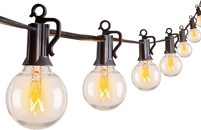 Outdoor String Light 55Feet G40 Globe Patio Lights by Brightown