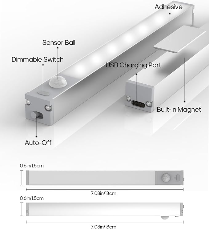 6 Pack Led Under Cabinet Lights Wireless - Image 2
