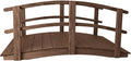 6 FT Walnut Amish Made Garden Bridge by Unknown