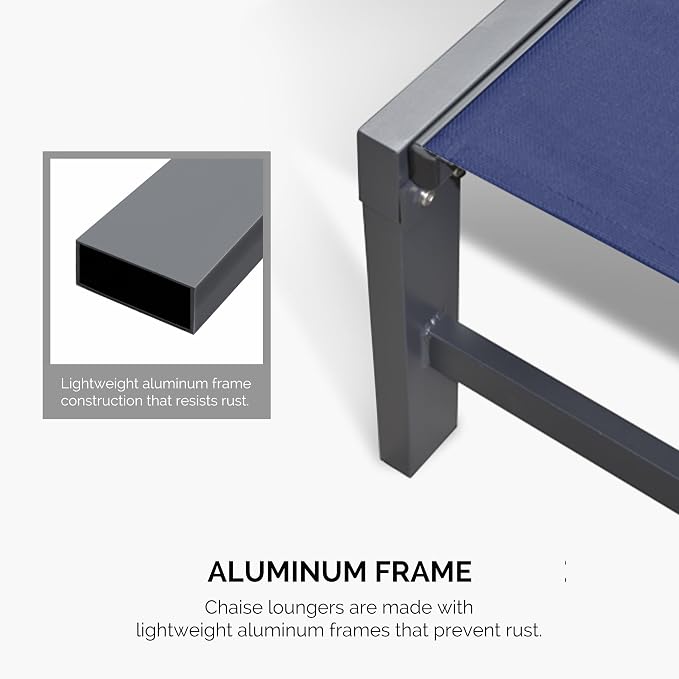PURPLE LEAF Outdoor Chaise Lounge - Image 5