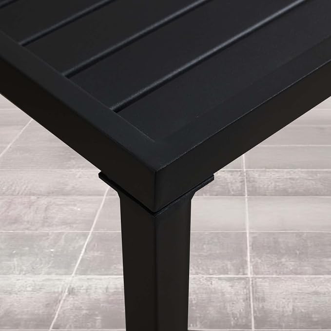 All-Weather 35.5" Square Outdoor Patio Table - Image 5