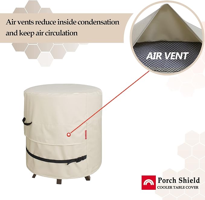 Porch Shield Patio Round Cooler Bar Table Cover - Image 5