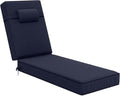 80 x 26 x 4 Inch Olefin Chaise Lounge Cushions, Lounge Chair Cushions by Unknown