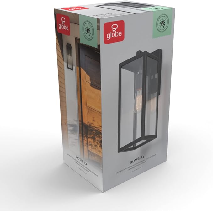 Globe Electric 44837 1-Light Outdoor Indoor Wall Sconce, Brushed Dark Bronze - Image 14