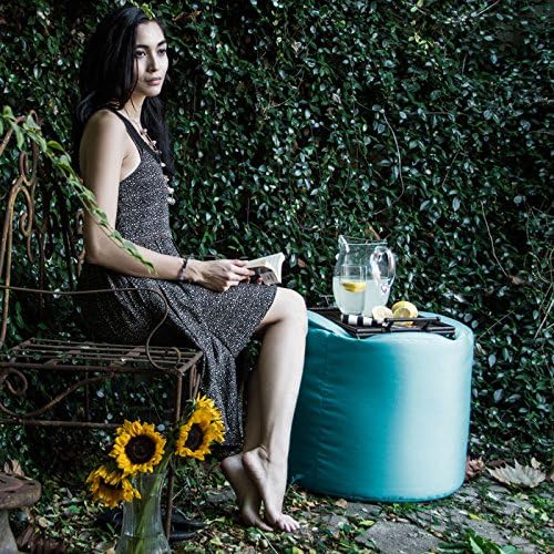 Jaxx Spring Indoor/Outdoor Bean Bag Pouf Ottoman - Image 5