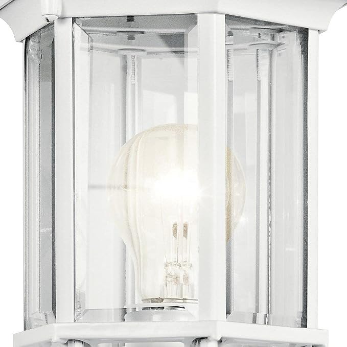 Kichler Chesapeake 17" Outdoor Wall Light in Black, 1-Light Exterior Porch Light - Image 3