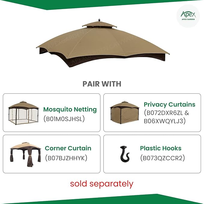 APEX GARDEN Replacement Canopy Top - Image 3
