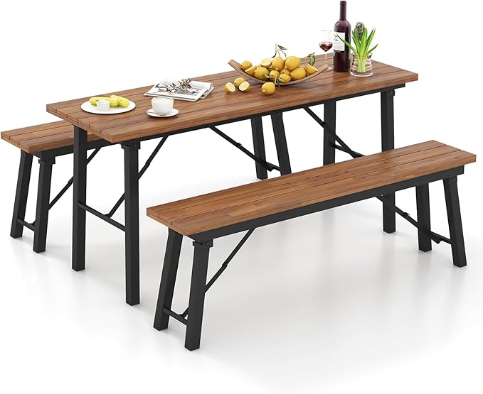 Tangkula Outdoor Dining Table by TANGKULA