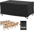 Velway Patio Furniture Cover Outdoor, Waterproof Rectangular Patio Table Chair by Velway