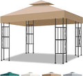10x10 Canopy Replacement Top Cover Canopy Top Replacement Double Layer Vented by Qdreclod