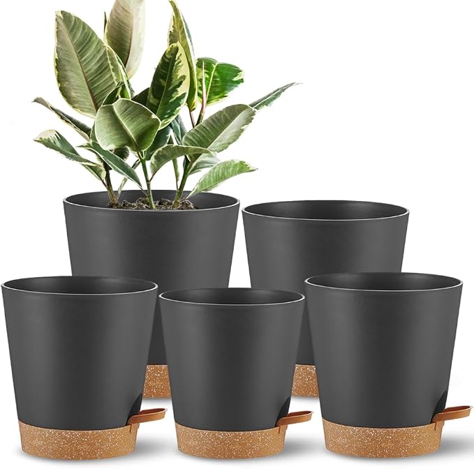 Self Watering Planters Plant Pots Indoor Flower Planting PotsP by SESUN-E