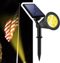 Solar Landscape Spotlights Outdoor, Bright 7-LED Spot Lights, Dusk-to-Dawn by SFSUNFUNY