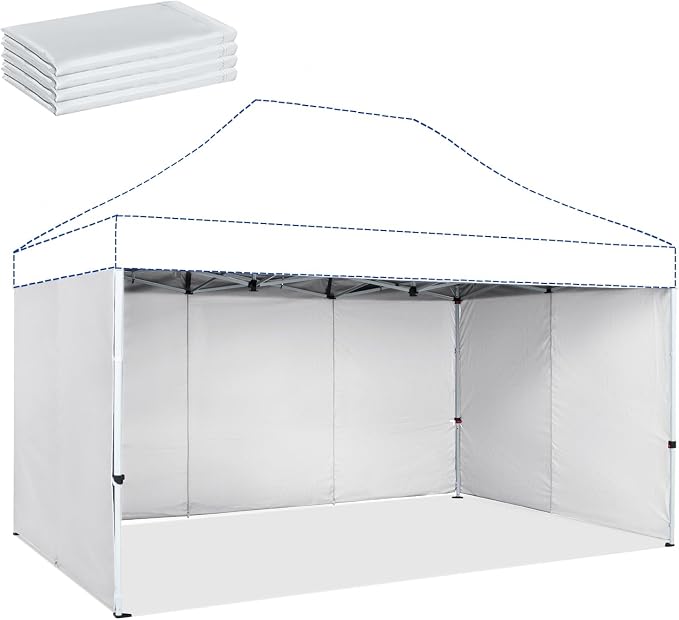 CROWN SHADES 10x15 Canopy Sidewalls by CrownShades