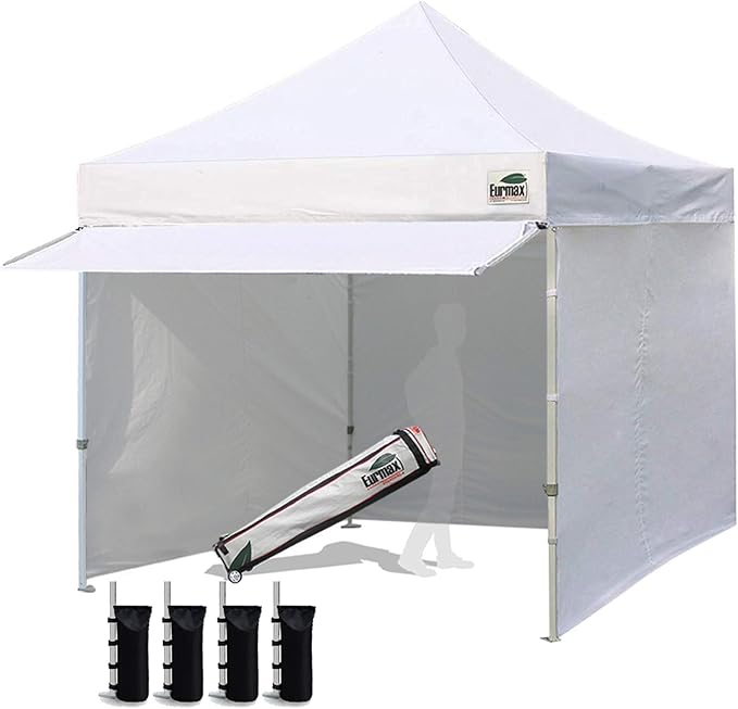 Eurmax USA 10 x 10 Pop up Canopy Commercial Tent Outdoor Party Canopies by Eurmax