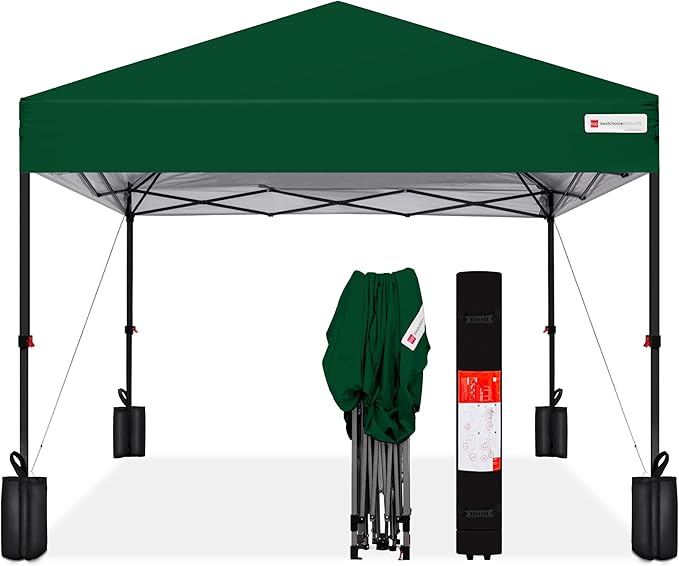 Best Choice Products 10x10ft Pop Up Canopy Tent, Outdoor Shade, 1 Person 1 by BestChoiceProducts