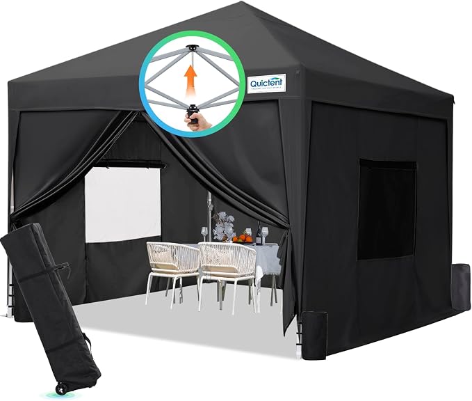 Quictent Privacy 8x8 Pop up Canopy Tent by QUICTENT