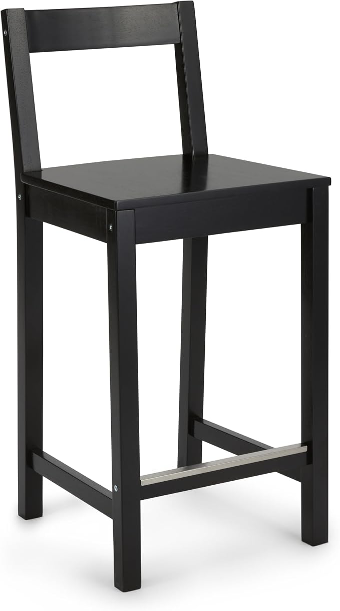 Amazon Basics Wooden Counter Height Bar Stool by AmazonBasics