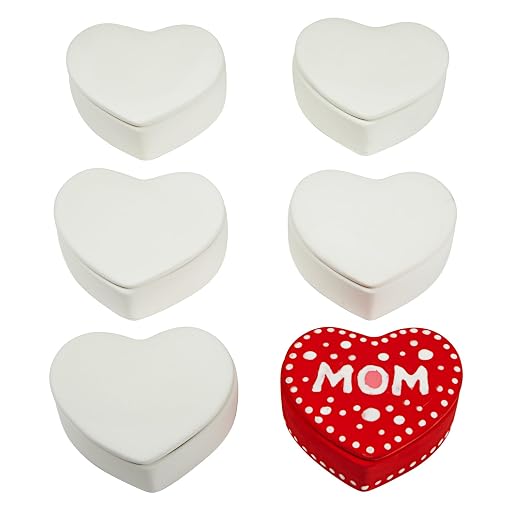 Colorations Decorate Your own Ceramic Heart Boxes - Image 5