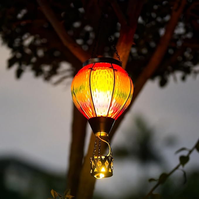 DREAMSOUL 2 PCS Solar Hot Air Balloon Lantern - Image 2