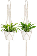 Mkono 2 Packs 43 Inch Macrame Plant Hanger Large by Mkono