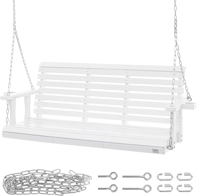 VEVOR Wooden Porch Swing 5.5FT - Image 9
