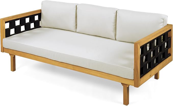 Christopher Knight Home Rosie Patio Sofa and Coffee Table Set, 2 Piece Outdoor - Image 9