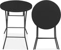 Best Choice Products 32in Bar Height Folding Table, Round Indoor Outdoor by BestChoiceProducts
