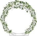 6.5 Ft Round Metal Arch Garden, Arbor by JCHUMMINGBIRD