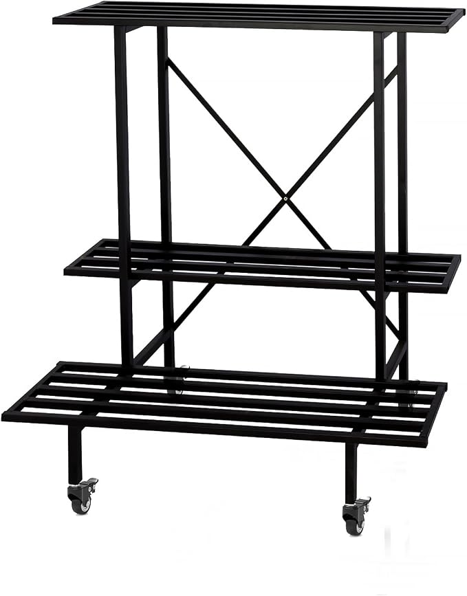 Zhongma 3 Tier Metal Heary Duty Plant Stand by Zhongma