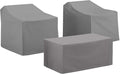Crosley Furniture Patio Furniture Covers, Waterproof 3-Piece Cover Set by CrosleyFurniture