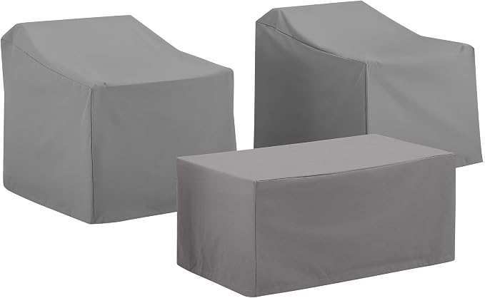 Crosley Furniture Patio Furniture Covers, Waterproof 3-Piece Cover Set by CrosleyFurniture