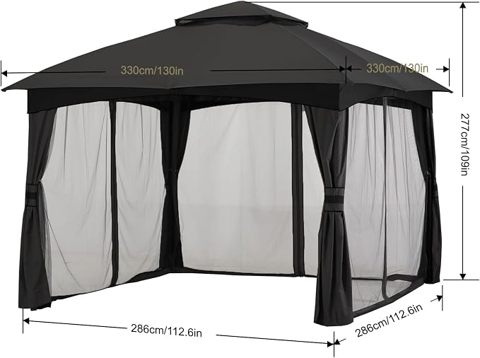 MASTERCANOPY Outdoor Patio Gazebo - Image 3